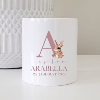 Personalised Ceramic Money Box Baby Child New Baby Gift, 11 of 11