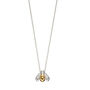 Bumble Bee 9ct Gold And Sterling Necklace, thumbnail 1 of 3
