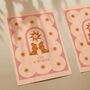 Sun Worshipper, Pink, Celestial Bohemian Sun Art Poster, thumbnail 2 of 3