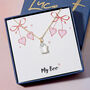 My Boo Cute Ghost Gold Plated Valentines Necklace, thumbnail 1 of 11