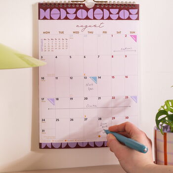 2026 2027 Mid Year Calendar | Boho Circus | A4, 3 of 6