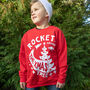 Rocket Around The Christmas Tree Boys' Christmas Jumper, thumbnail 4 of 4