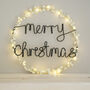 Merry Christmas Wreath Light, thumbnail 6 of 12