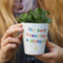 Personalised Teacher Or Teaching Assistant Plant Pot, thumbnail 5 of 6