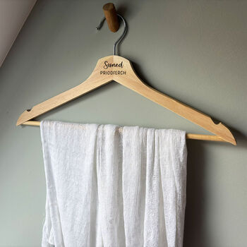 Engraved Wedding Hanger, 2 of 12