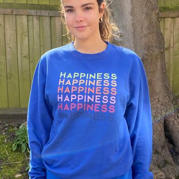 Happiness Printed Sweatshirt, 2 of 2