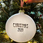 Personalised Hand Painted Wreath Christmas Tree Bauble, thumbnail 2 of 2