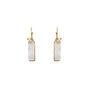 Gold Plated Gemstone And Gem Bead Earrings, thumbnail 3 of 10