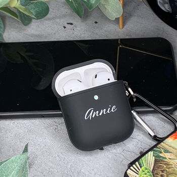 Personalised Eco Friendly Case Cover For AirPods 1st 2nd Gen, 2 of 7