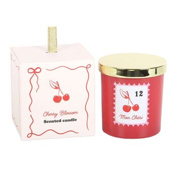 Mon Cheri Cherry Blossom Scented Candle, 3 of 3