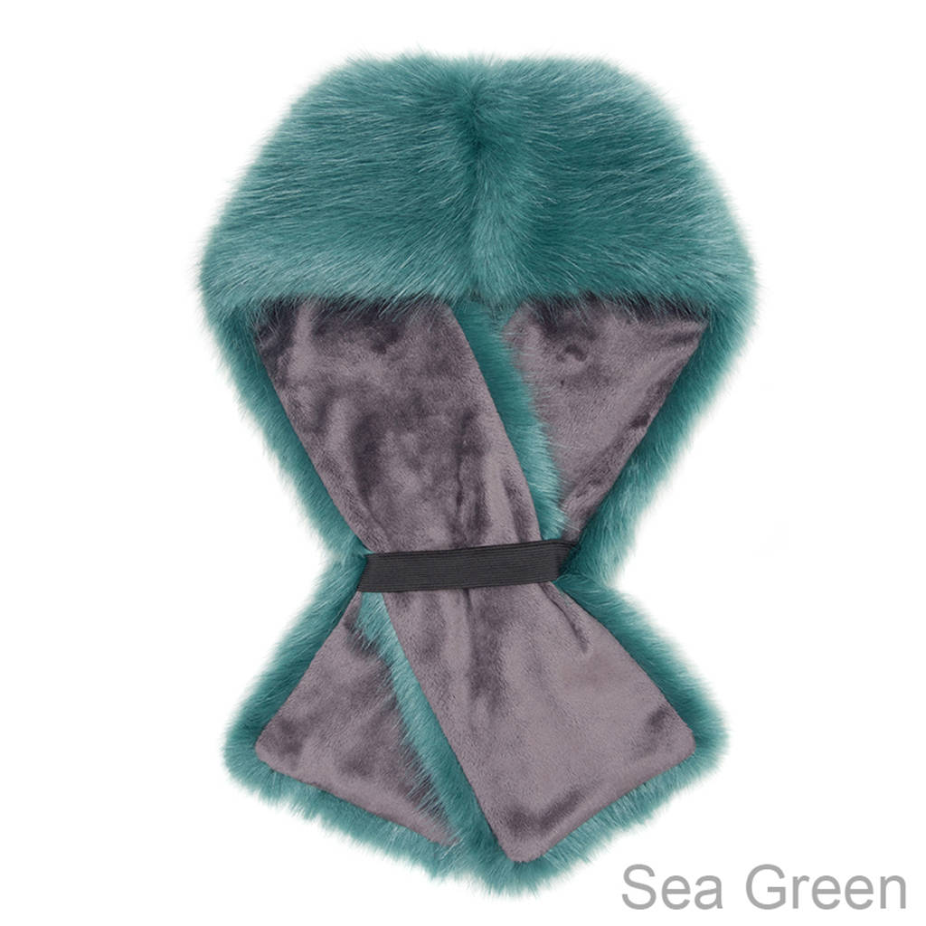 luxuriously soft faux fur tippet scarf by helen moore ...