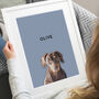 Personalised Pet Illustration Gift For Dog Lover, thumbnail 5 of 11