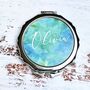 Personalised Round Compact Mirror, thumbnail 1 of 3