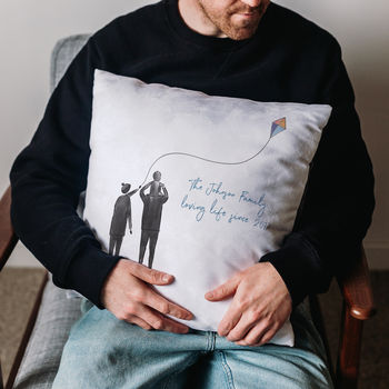 Personalised 'Enjoy The Little Things' Family Cushion, 3 of 7