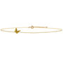 Butterfly Choker Necklace Gold Vermeil/Silver, thumbnail 4 of 6