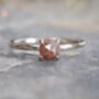 Rose Cut Diamond Engagement Ring In 18ct White Gold, thumbnail 2 of 4