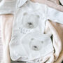 Personalised Baby's First Christmas Polar Bear Outfit, thumbnail 3 of 5