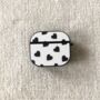 Black And White Cherries And Hearts Air Pods Case, thumbnail 5 of 5