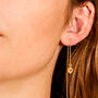 Guiding North Star Threader Earrings Gold, thumbnail 1 of 7