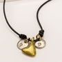 Personalised Heart And Initials Necklace, thumbnail 2 of 4