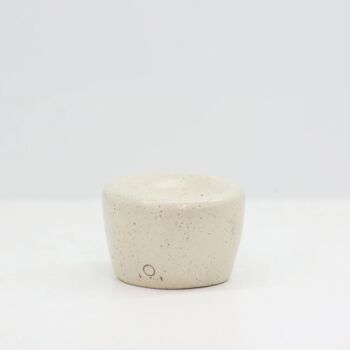 Hic Ceramics Curves Handmade Butter Plate Double Face, 4 of 6