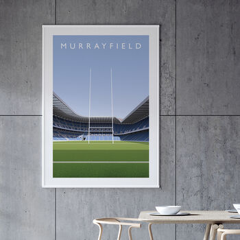Murrayfield Stadium Scotland Rugby Poster, 4 of 8
