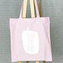 Personalised Speech Bubble Tote Bag, thumbnail 4 of 6