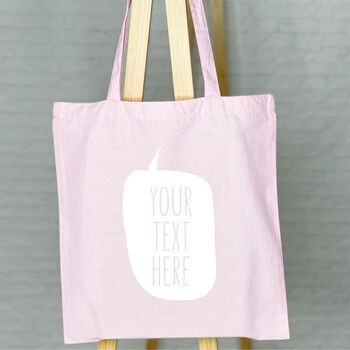 Personalised Speech Bubble Tote Bag, 4 of 6