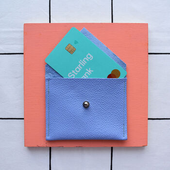 Pebble Leather Card Pouch, 3 of 6