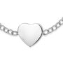 Personalised Sterling Silver Heart Chain Bracelet, thumbnail 3 of 6