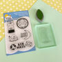 Happy Mail Kawaii Clear Stamp Sets, thumbnail 4 of 6