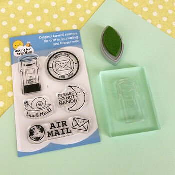 Happy Mail Kawaii Clear Stamp Sets, 4 of 6