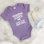 Loves Me More Than Personalised Babygrow, thumbnail 5 of 10