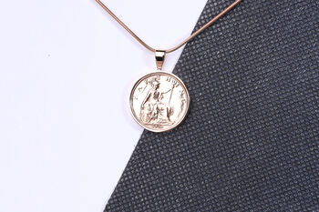 Farthing Coin Pendant Gift 1925 To 1956, 3 of 5