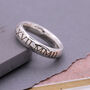 Personalised Silver 5mm Wide Ring Band, thumbnail 3 of 8