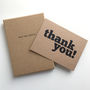 Set Of 12 Thank You Postcard Note Cards, thumbnail 1 of 8