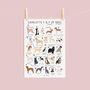 The A To Z Of Dogs Print, thumbnail 2 of 6