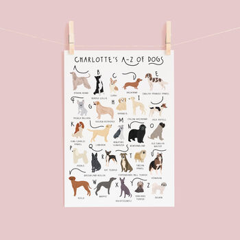 The A To Z Of Dogs Print, 2 of 6