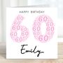 Personalised 60th Birthday Card For Her, thumbnail 1 of 3