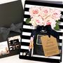 Personalised Perfumed 80th Luxury Birthday Card For Her With Five Everlasting Blush Roses, thumbnail 11 of 11