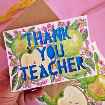 Thank You Teacher Card, 3 of 6