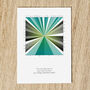 Favourite Song Abstract Art Music Personalised Card, thumbnail 6 of 10