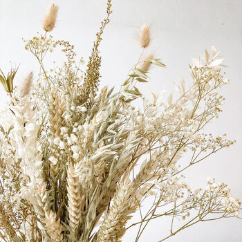 Banksia Dried Flower Bouquet With Wheat, 2 of 8
