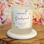 Personalised Bridesmaid Scented Soy Candle, thumbnail 1 of 5
