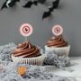 Halloween Eyeball Cake Toppers, Set Of Six, thumbnail 2 of 3