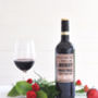 Christmas Personalised Malbec Or Rioja Red Wine, thumbnail 1 of 5
