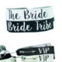 Bride Tribe Silver/Black Hen Party Wristband Favours, thumbnail 7 of 12