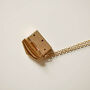 Hand Drawn Wildflower Envelope Pendant Necklace, thumbnail 3 of 8