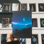 Highland Cow And Scottish Loch With Moon, thumbnail 3 of 3