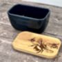 Bee Blue Butter Dish, thumbnail 2 of 4